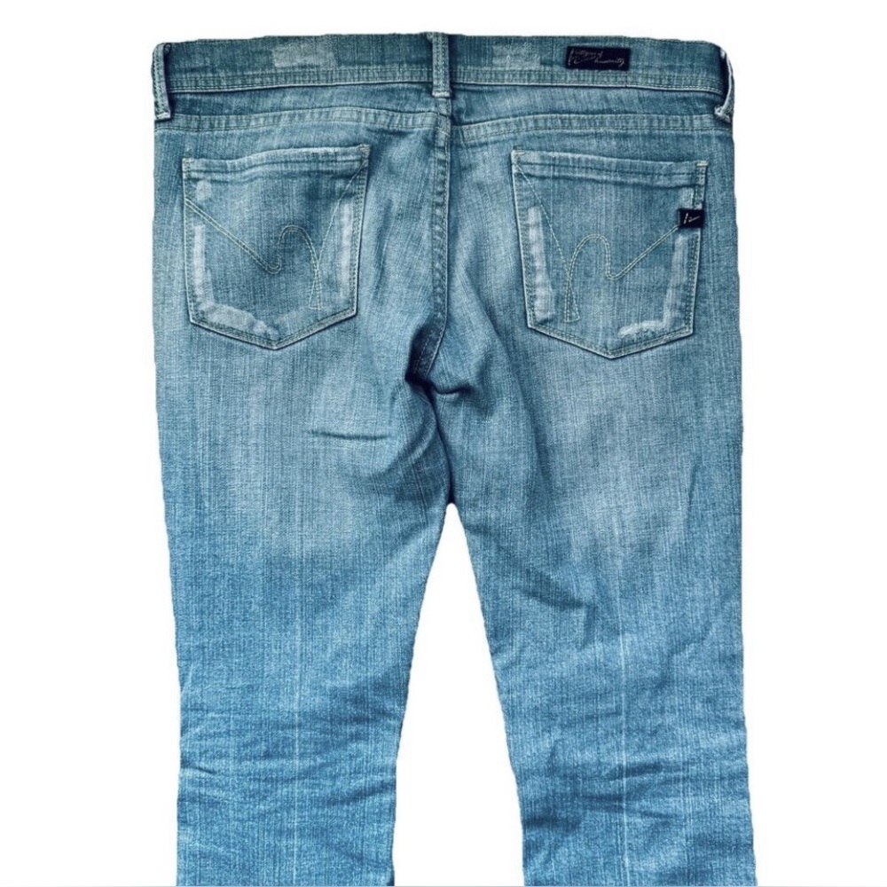 Citizens Of Humanity Straight Leg Vintage Light Blue Jeans Size 27 - Picture 9 of 12
